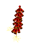 鞭炮爆竹新年喜庆元素PNG