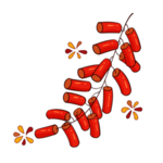 鞭炮爆竹新年喜庆元素PNG