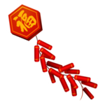 鞭炮爆竹新年喜庆元素PNG