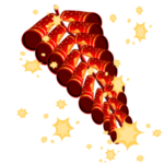 鞭炮爆竹新年喜庆元素PNG