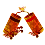 鞭炮爆竹新年喜庆元素PNG