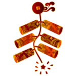 鞭炮爆竹新年喜庆元素PNG