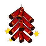 鞭炮爆竹新年喜庆元素PNG