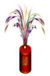 鞭炮爆竹新年喜庆元素PNG