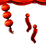 鞭炮爆竹新年喜庆元素PNG