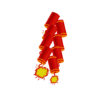 鞭炮爆竹新年喜庆元素PNG