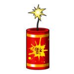 鞭炮爆竹新年喜庆元素PNG