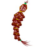 鞭炮爆竹新年喜庆元素PNG