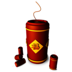 鞭炮爆竹新年喜庆元素PNG