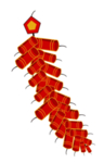 鞭炮爆竹新年喜庆元素PNG