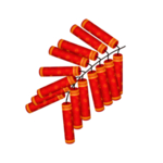 鞭炮爆竹新年喜庆元素PNG