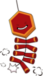 鞭炮爆竹新年喜庆元素PNG