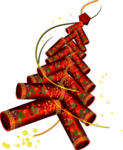 鞭炮爆竹新年喜庆元素PNG