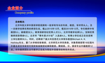 企业简介蓝色大气文化宣传介绍