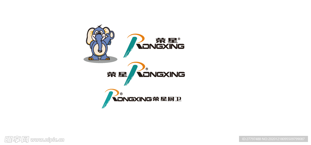 荣星厨卫标志logo
