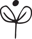 森系手绘花枝