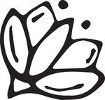 森系手绘花枝