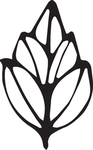 森系手绘花枝