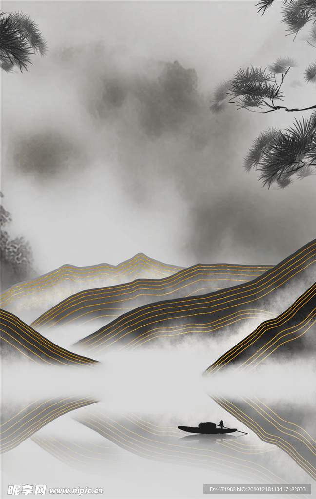 新中式山水