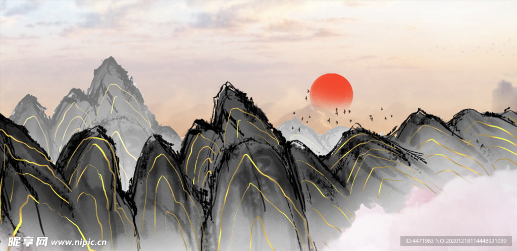 新中式山水