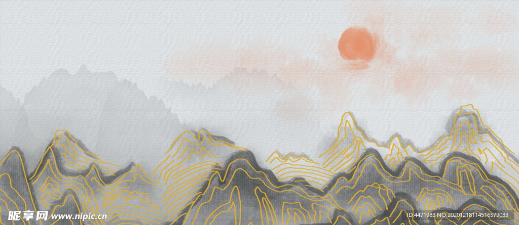 新中式山水