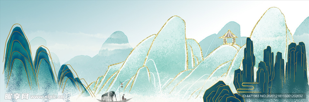 新中式山水