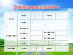 项目管家服务项目明白卡