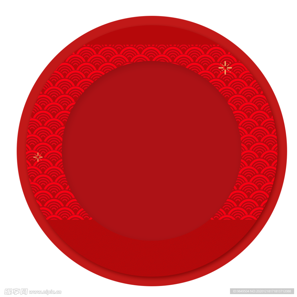 新年海报背景元素PNG素材