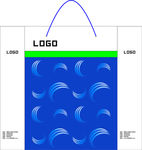 蓝色大气手提袋