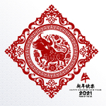 卡通牛