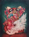 美式单幅人物创意装饰画