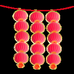 春节灯笼元素