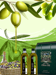 橄榄油广告海报包装