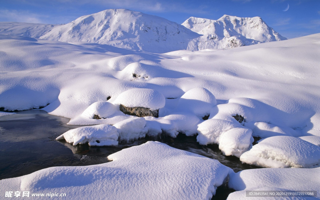 风景雪景