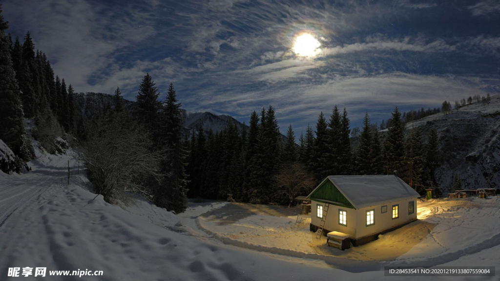 风景雪景