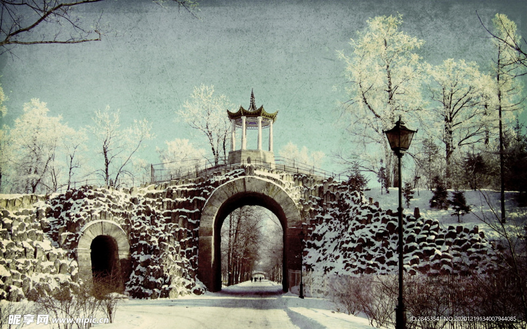 风景 雪景