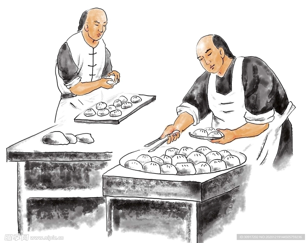 做包子