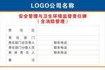 安全管理牌