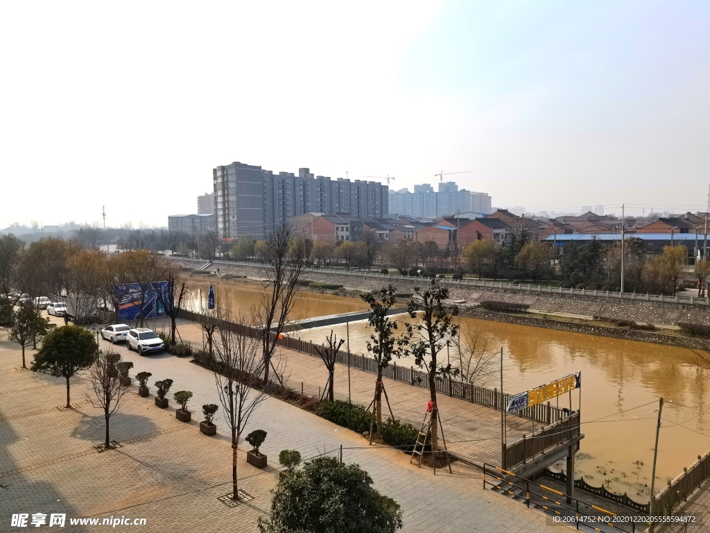 城市河道风景