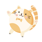 圆圆的小猫