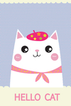 卡通猫门帘挂帘