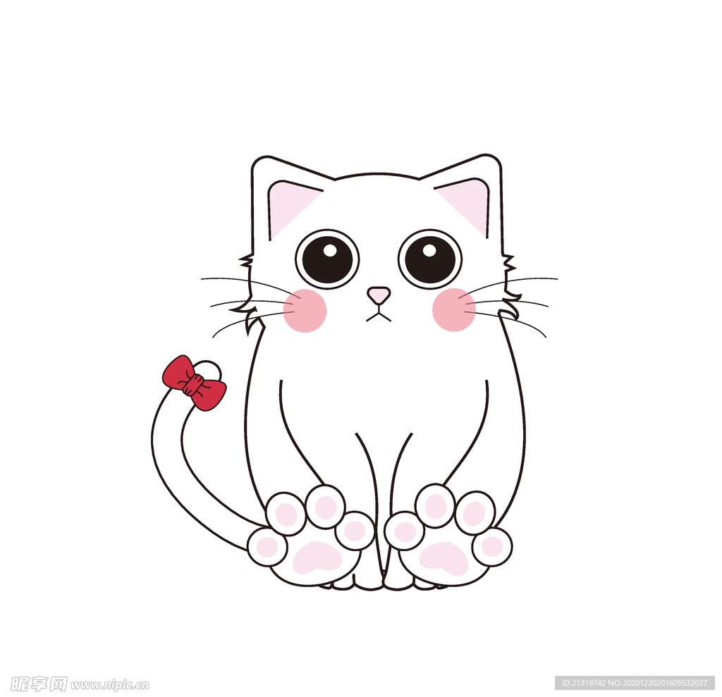 可爱的小猫
