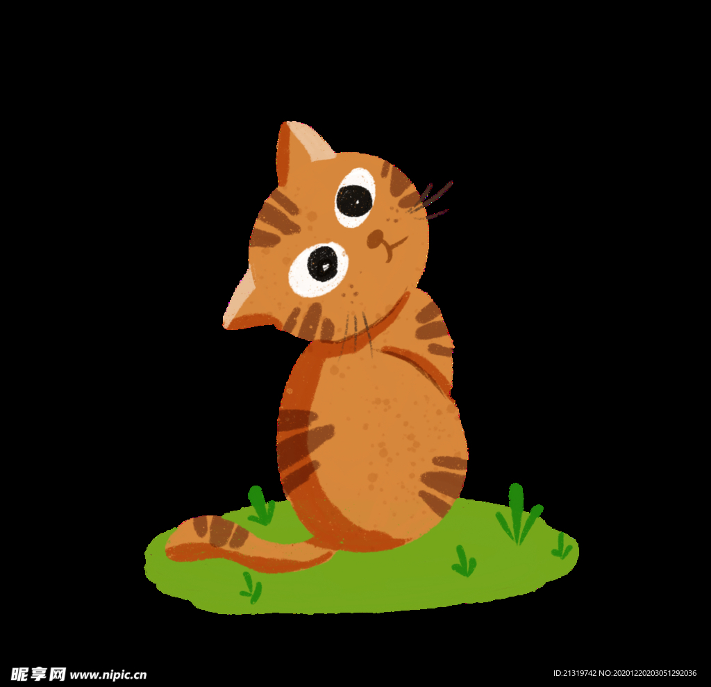 可爱猫咪插画