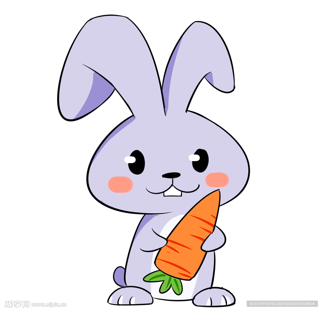 小兔子爱吃萝卜|插画|商业插画|小师妹xsm - 原创作品 - 站酷 (ZCOOL)