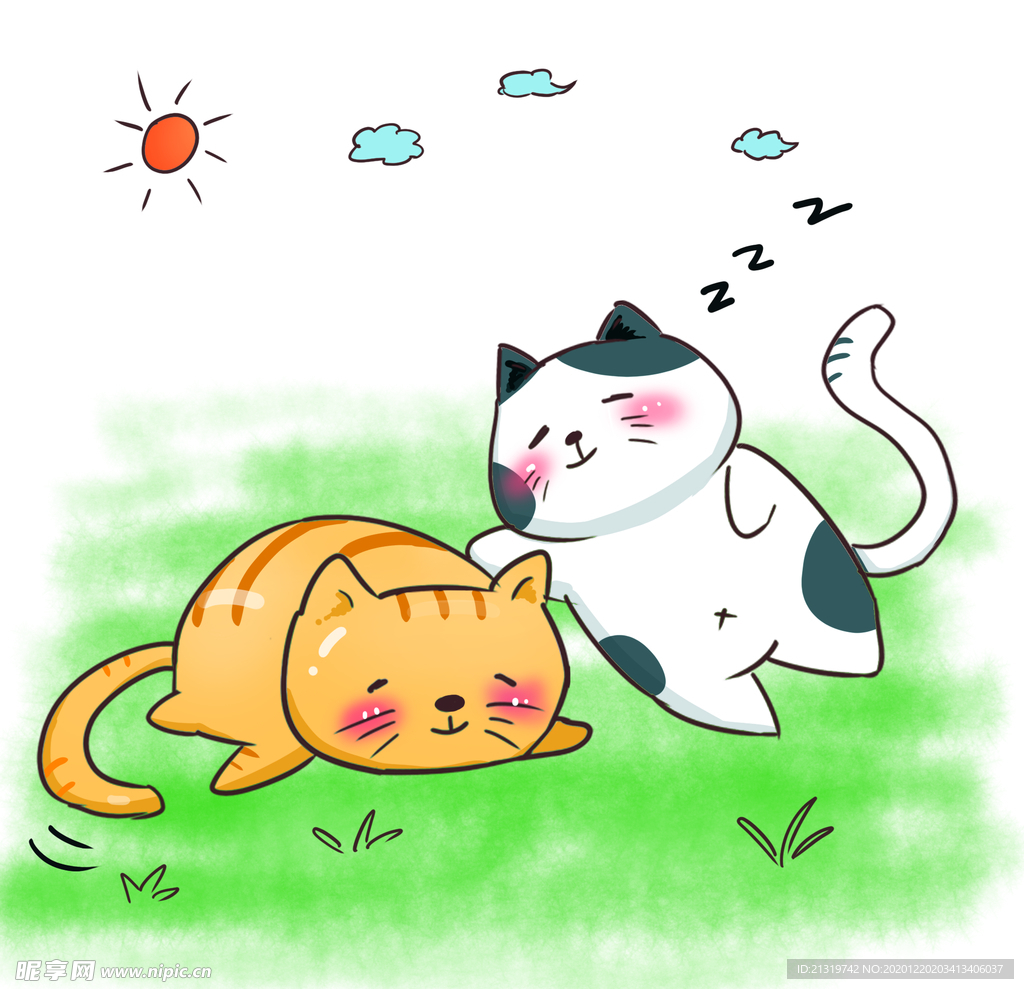 卡通猫插画