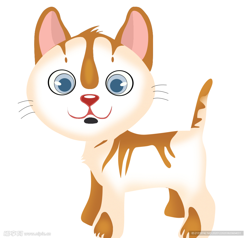 手绘猫素材