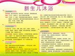 婴儿护理海报