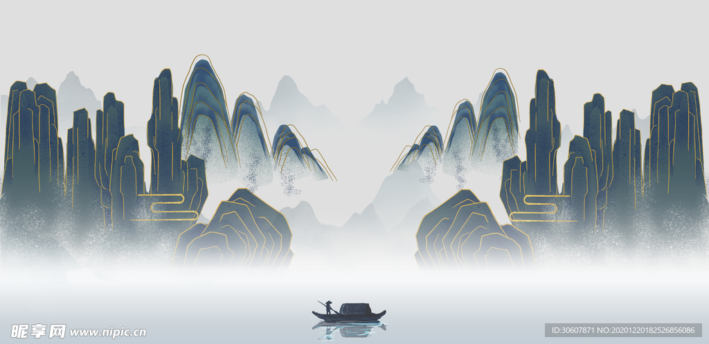 新中式背景