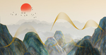 新中式背景
