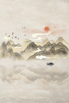 新中式背景